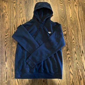 Navy Blue Nike Hoodie.
